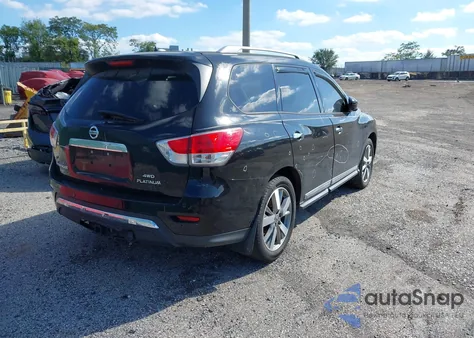 2013 Nissan Pathfinder Platinum from USA, damaged, VIN 5N1AR2MM8DC682922